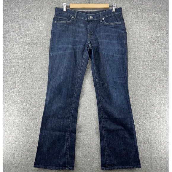 Citizen of Humanity Dita Pitite Bootcut Jeans Women Size 31 Dark Blue Denim - Picture 1 of 12